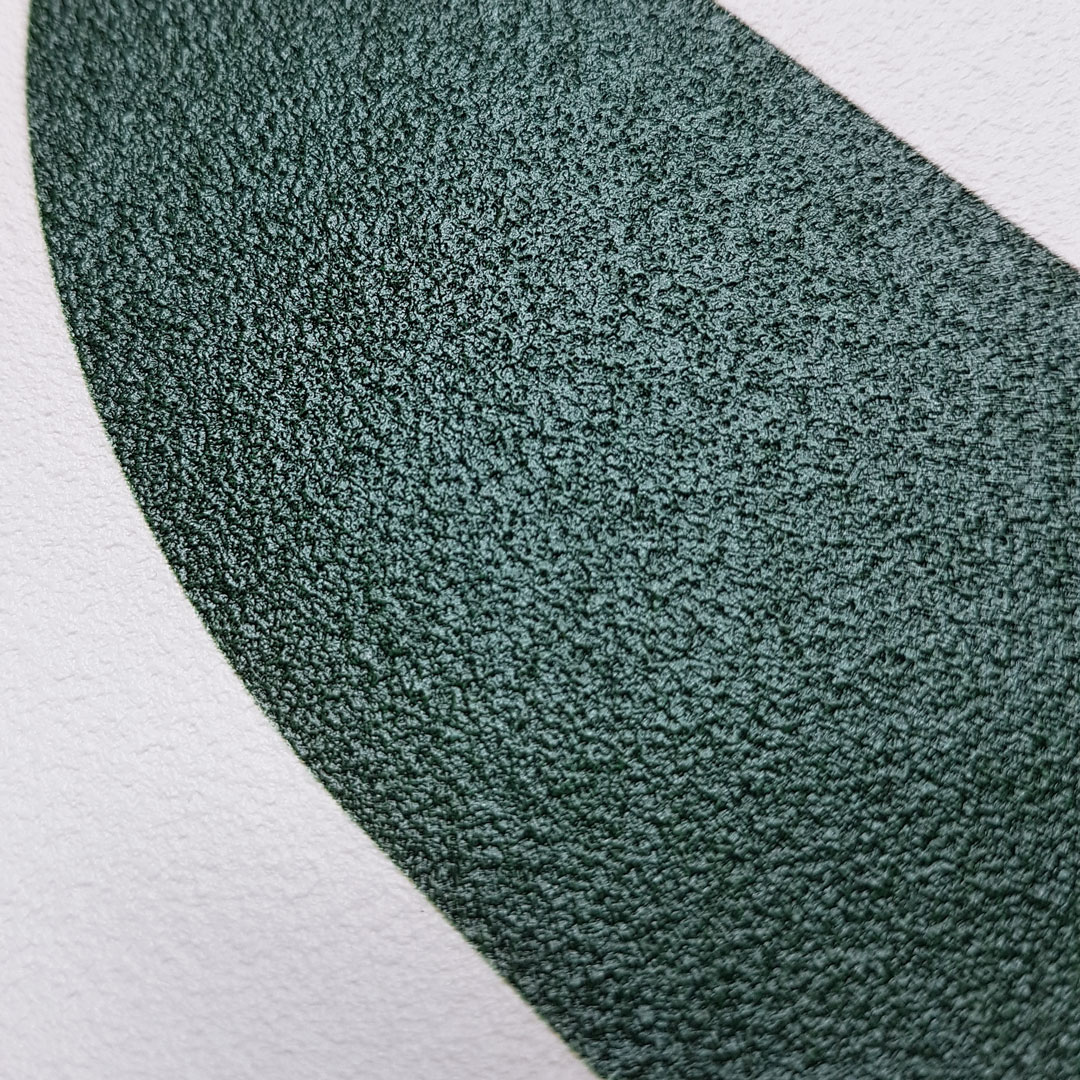 Zelená tapeta so vzorom rybej kosti, biele a smaragdové listy v škandinávskom štýle - Dekoori obrázok 3