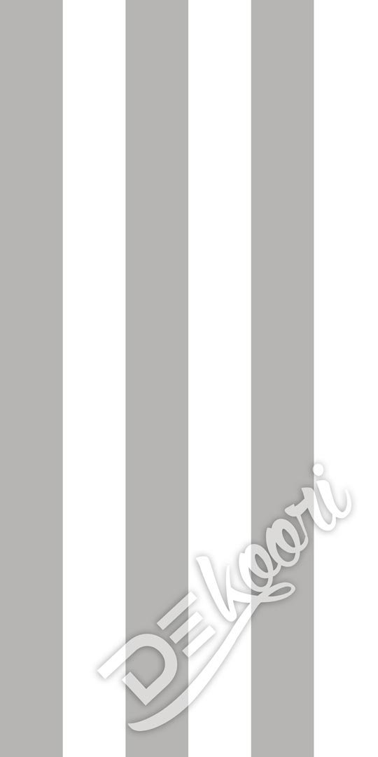 Bielo-sivá tapeta so ZVISLÝMI PRUHMI 16,6 cm - Dekoori obrázok 3