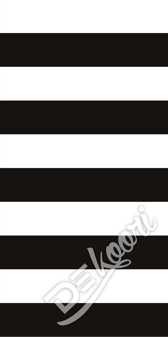Pruhovaná tapeta bielo-čierna - Dekoori obrázok 3
