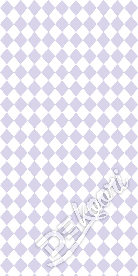 Tapeta s malými bielo-fialovými kosoštvorcami - Dekoori obrázok 3