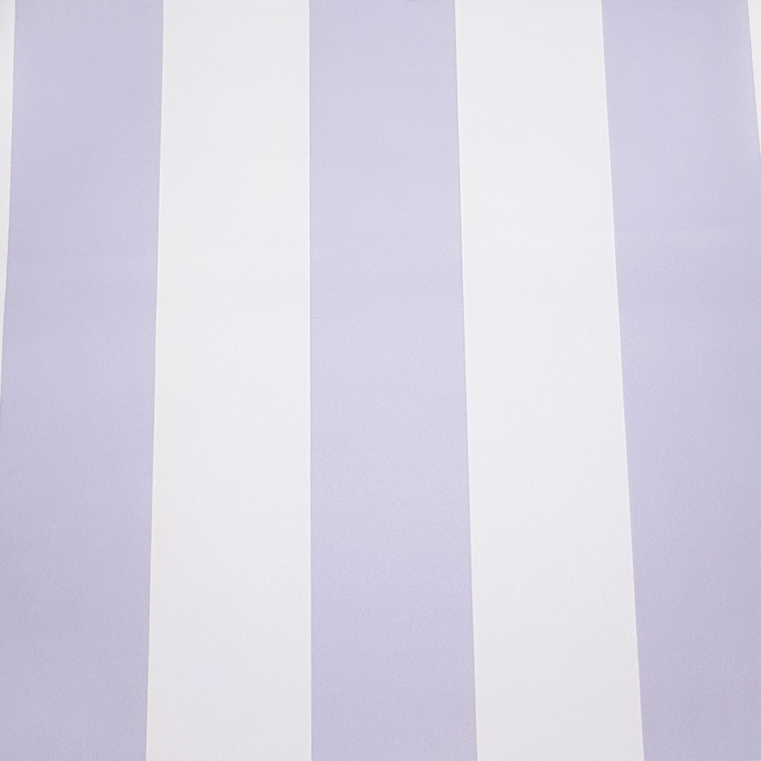 Fialovo-biela, jemná dekoratívna tapeta na stenu, vertikálne pruhy 10 cm - Dekoori obrázok 3
