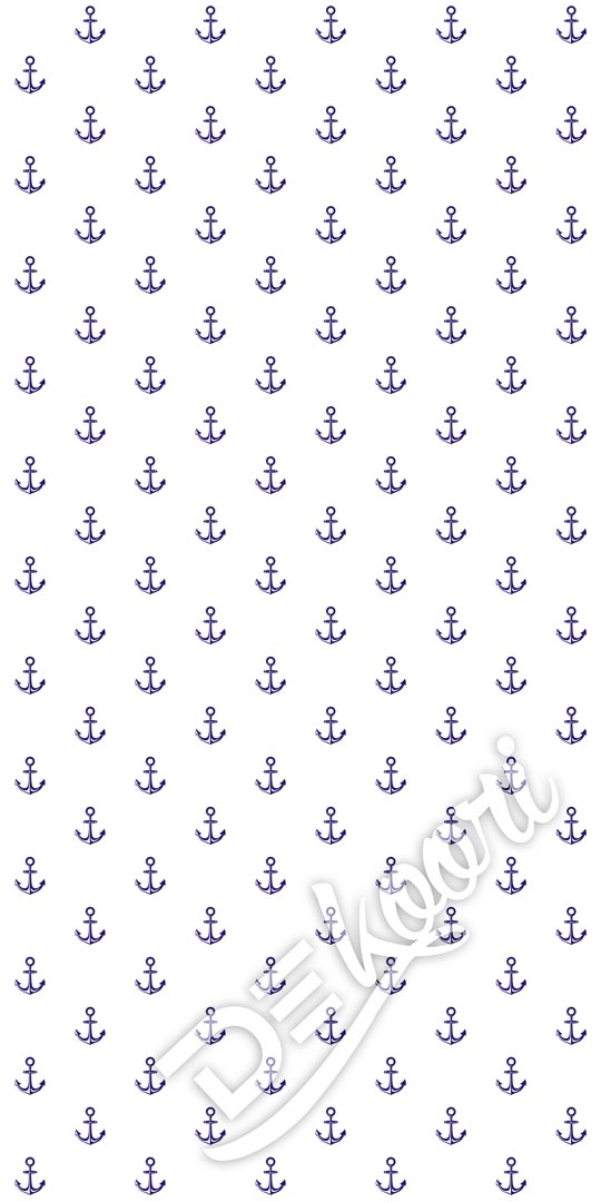 Tapeta s KOTVAmi, bielo-granátová, modrá, námornícka, námorná, morská - Dekoori obrázok 3