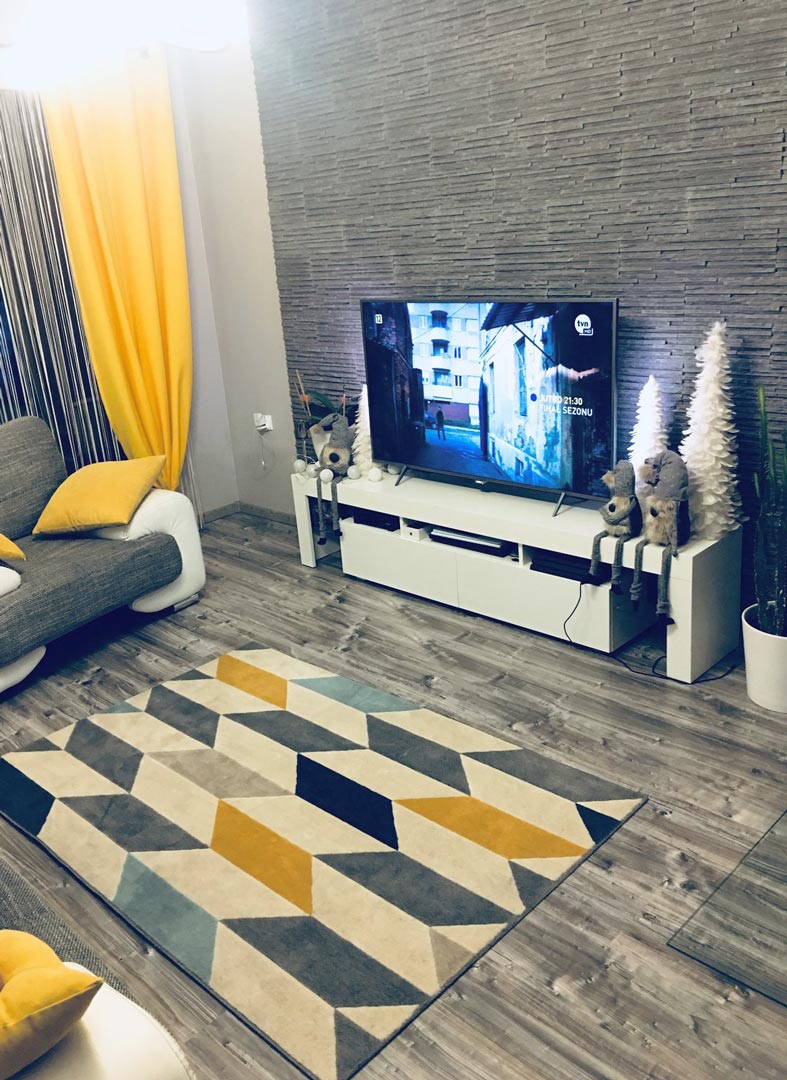 Mládežnícky koberec Rock Stream 03 so žltými, sivými a čiernymi kosoštvorcami, moderný, geometrický vzor - Carpetforyou obrázok 2