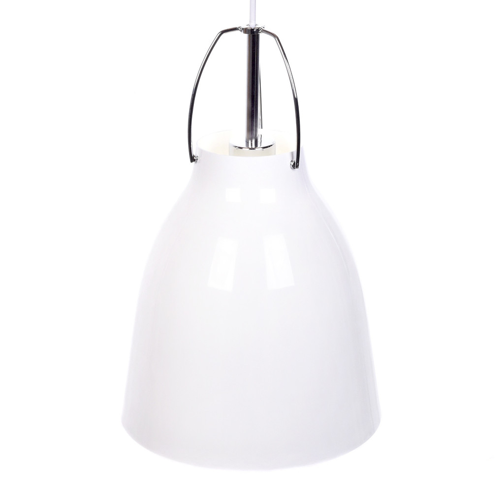 Biela moderná závesná lampa RAYO, loftová, škandinávsky štýl, kovová - Lumina Deco obrázok 2