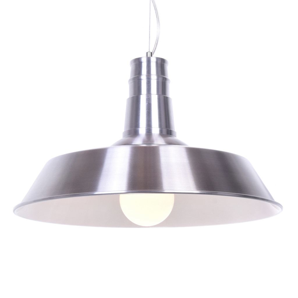 Závesná lampa SAGGI, kovové chrómovo strieborné svietidlo - Lumina Deco obrázok 1