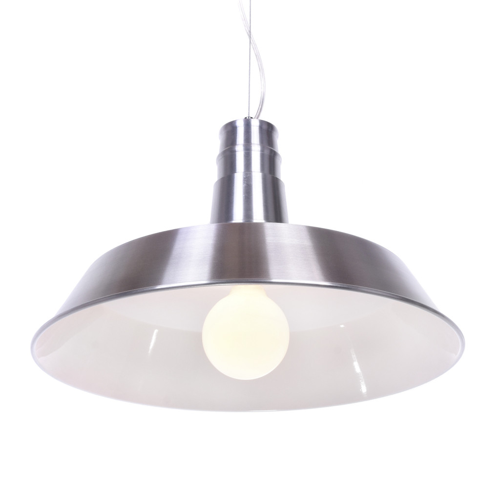 Závesná lampa SAGGI, kovové chrómovo strieborné svietidlo - Lumina Deco obrázok 2