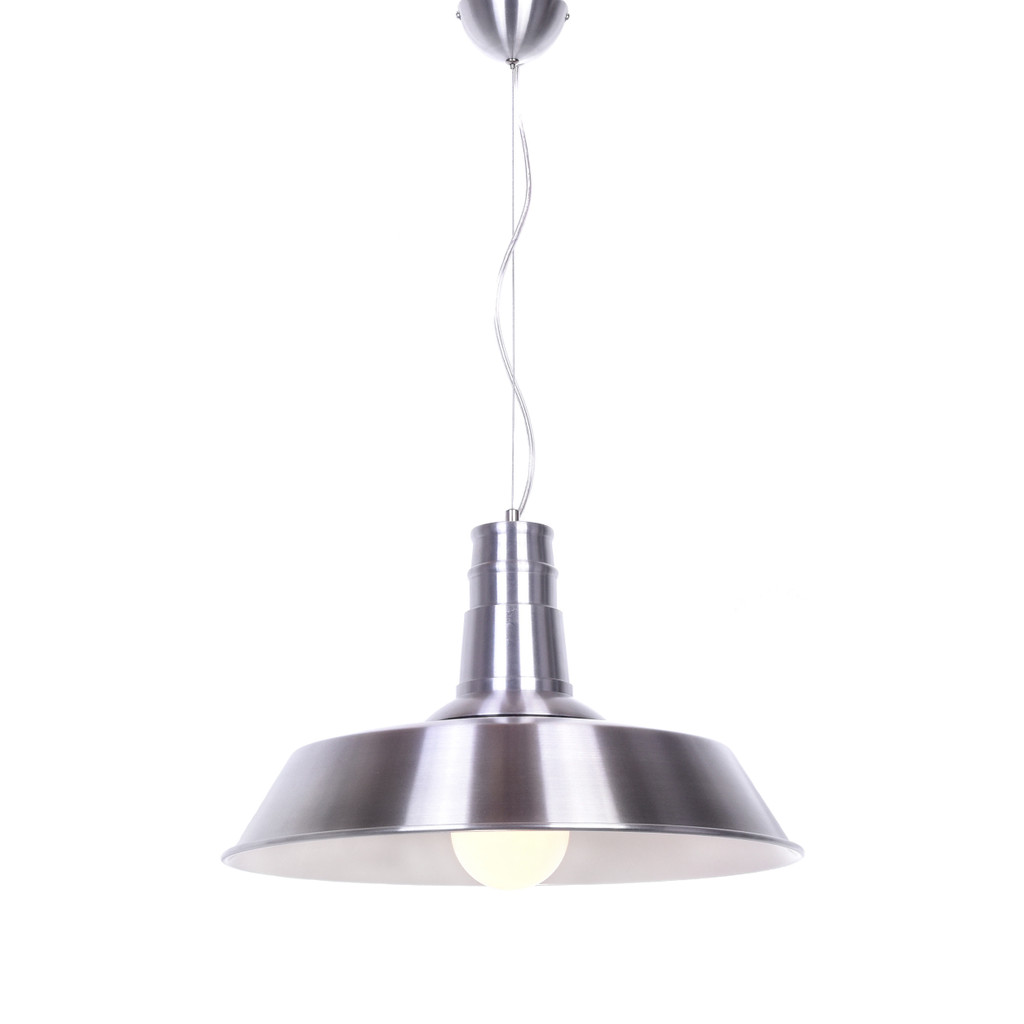 Závesná lampa SAGGI, kovové chrómovo strieborné svietidlo - Lumina Deco obrázok 3