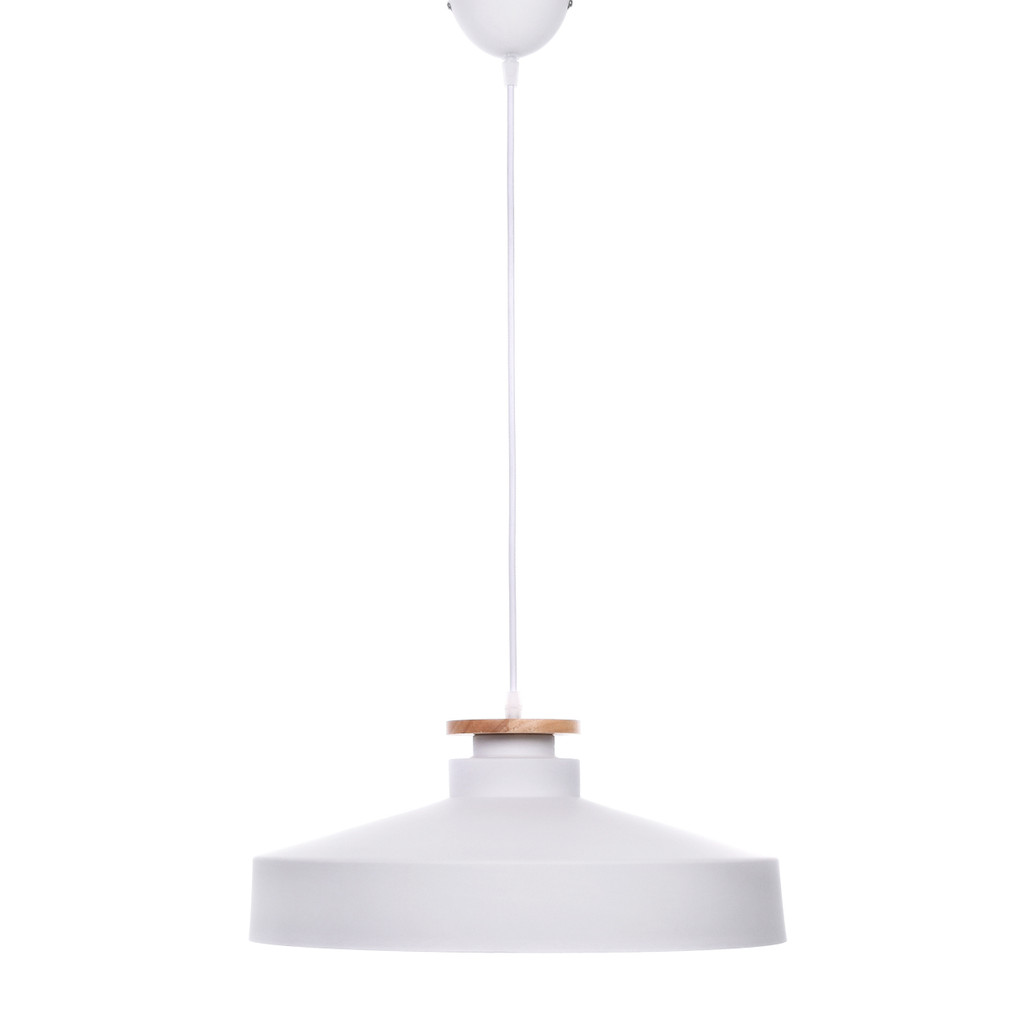 Biela priemyselná lampa, loftový luster LUDOR, moderný, minimalistický, trendový - Lumina Deco obrázok 3
