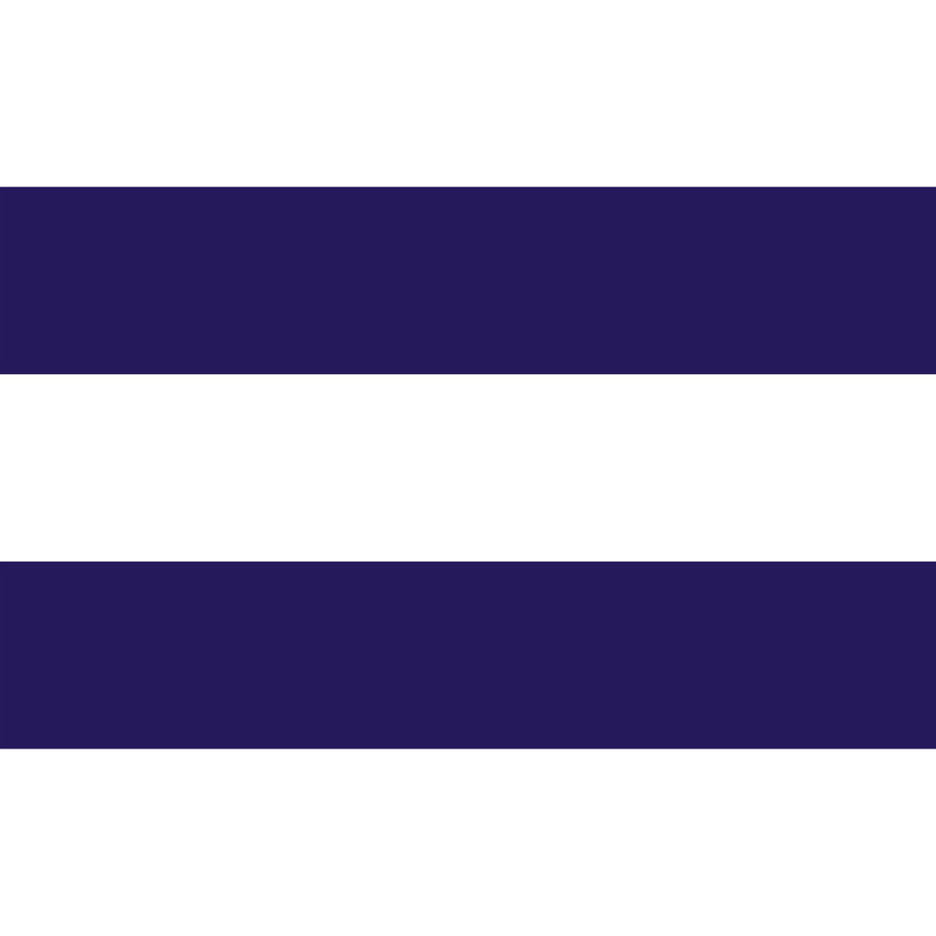 Tapeta s horizontálnymi pruhmi námornícka modrá - biela - Dekoori obrázok 1