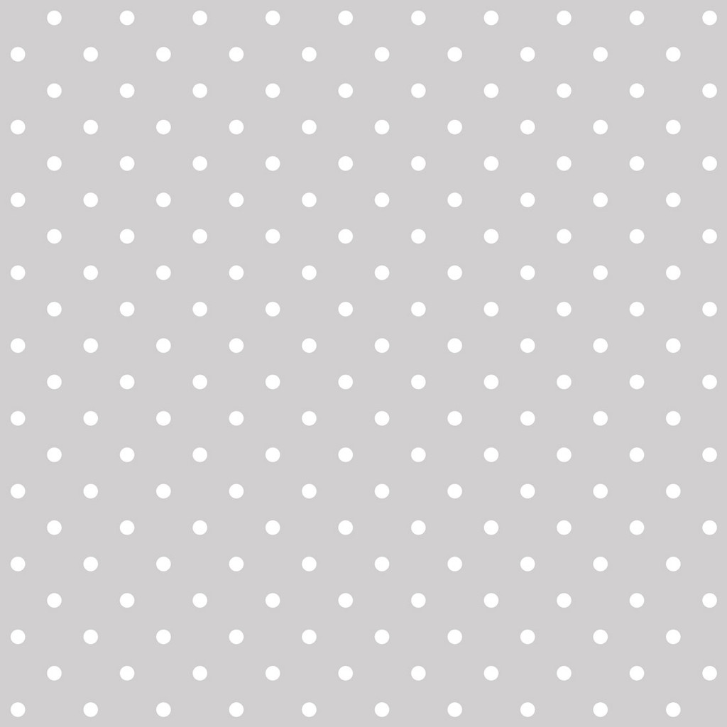 Sivá tapeta s malými bielymi bodkami, polka dot 2 cm - Dekoori obrázok 1