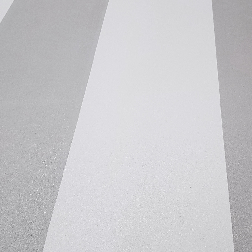 Bielo-sivá tapeta so ZVISLÝMI PRUHMI 16,6 cm - Dekoori obrázok 4