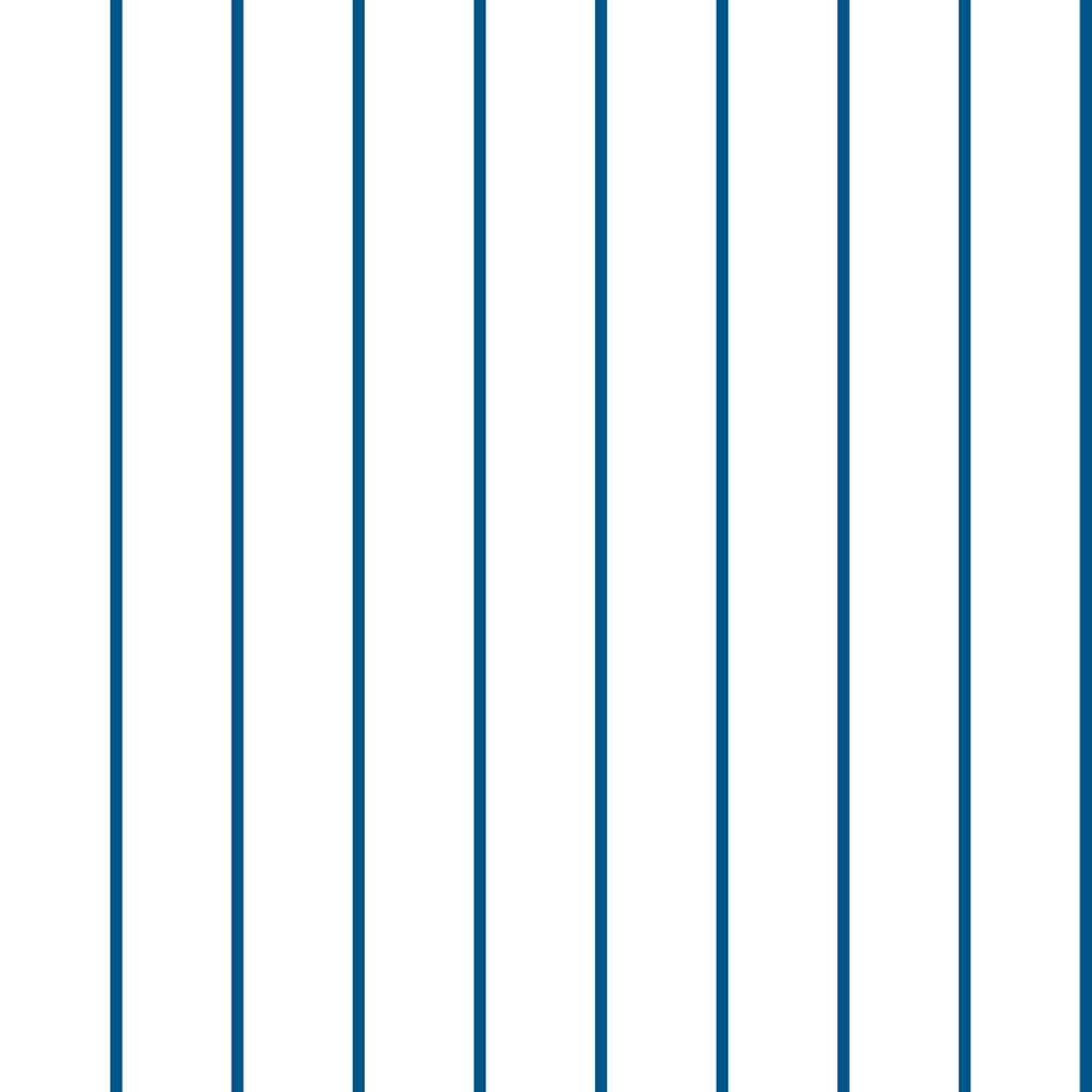 Biela tapeta s modrými pruhmi, zvislé pruhy 1 cm - Dekoori obrázok 1