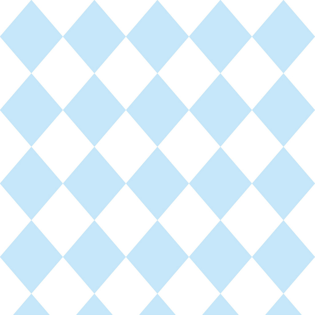 Tapeta s bielo-modrými kosoštvorcami - Dekoori obrázok 1