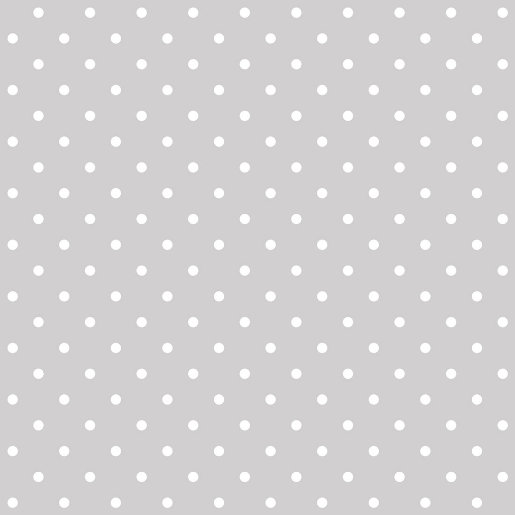 Sivá tapeta s malými bielymi bodkami, polka dot 2 cm - Dekoori obrázok 1