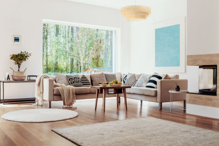 Prírodná, EKO závesná lampa s ratanovými valcovými tienidlami, boho ROTANG