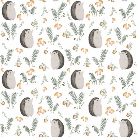 Tapeta Pán Ježko na prechádzke v lese – do detskej izby