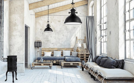 Čierna priemyselná loftová lampa ELIGIO, závesné kovové industriálne retro svietidlo