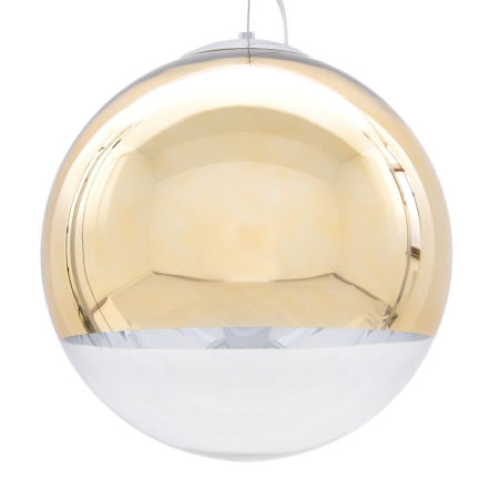 Elegantná, moderná závesná lampa IBIZA, zlato a sklo