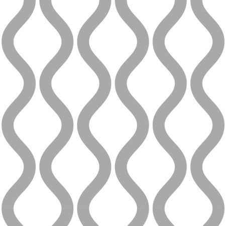 Sivo-biela tapeta so zvislým zvlneným vzorom