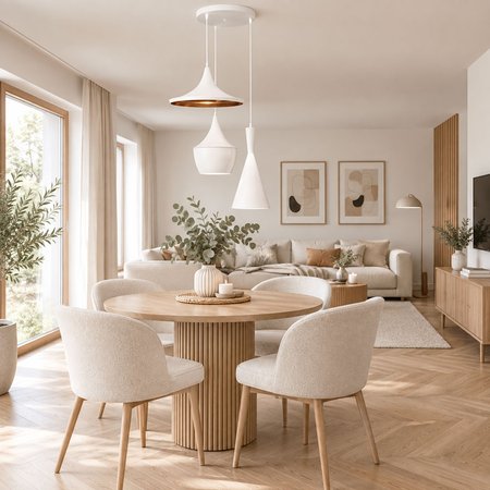 Závesná lampa, dizajnové loftové svietidlo FOGGI W3, biela, zlatá, trojdielna