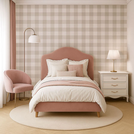 Tapeta so ŠTVORCOVOU SIEŤOU, sivá a biela, 10 cm